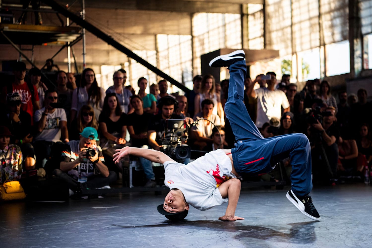 Breakdancer illustrating the concept of breaking free from limiting patterns
