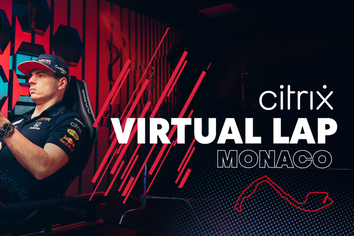 Max Verstappen Virtual Lap Of Monaco