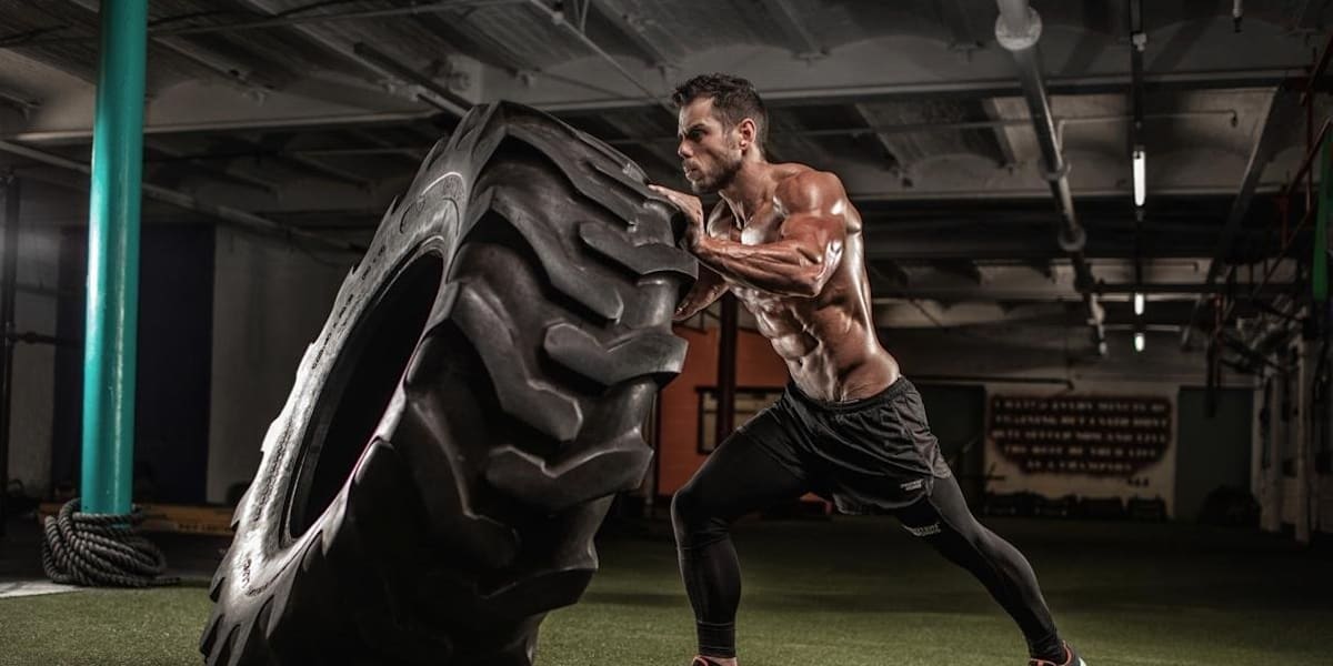 Training tyre gym clearance