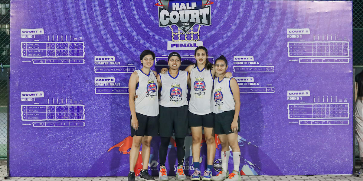 Delhi Divas in Red Bull Half Court: 3v3 basketball team