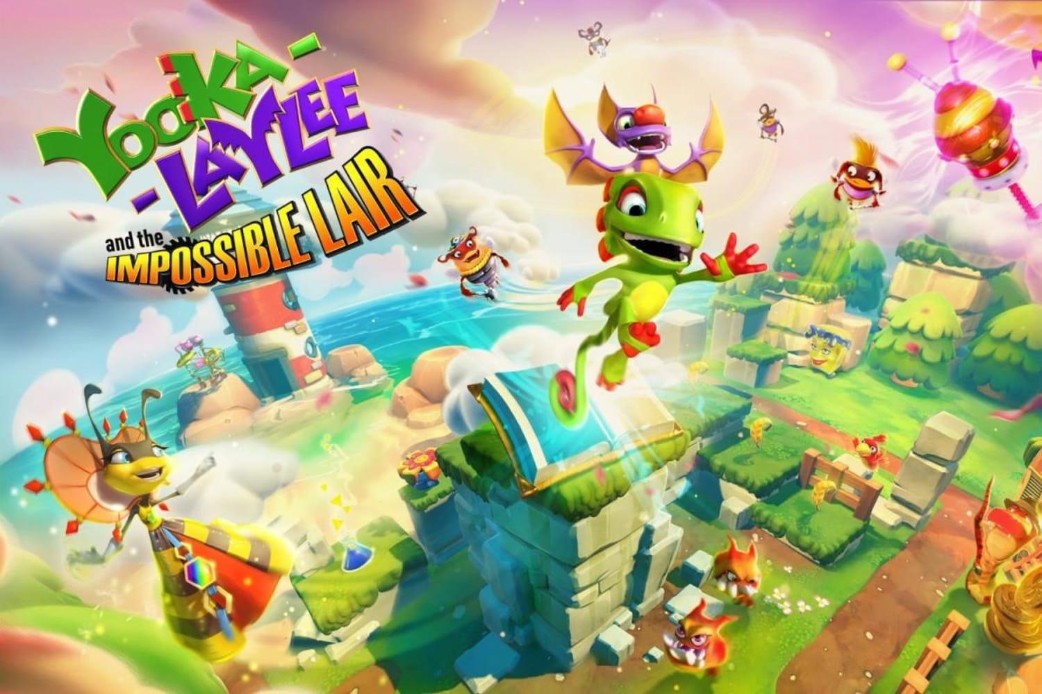 Jeu PS4 Yooka-Laylee - Bon état - Manuel Inclus - Éditeur Dreamgames