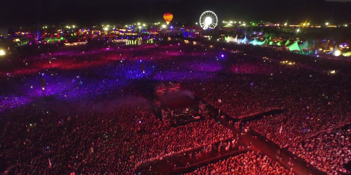 Coachella Like You've Never Seen It Before Drone Cam