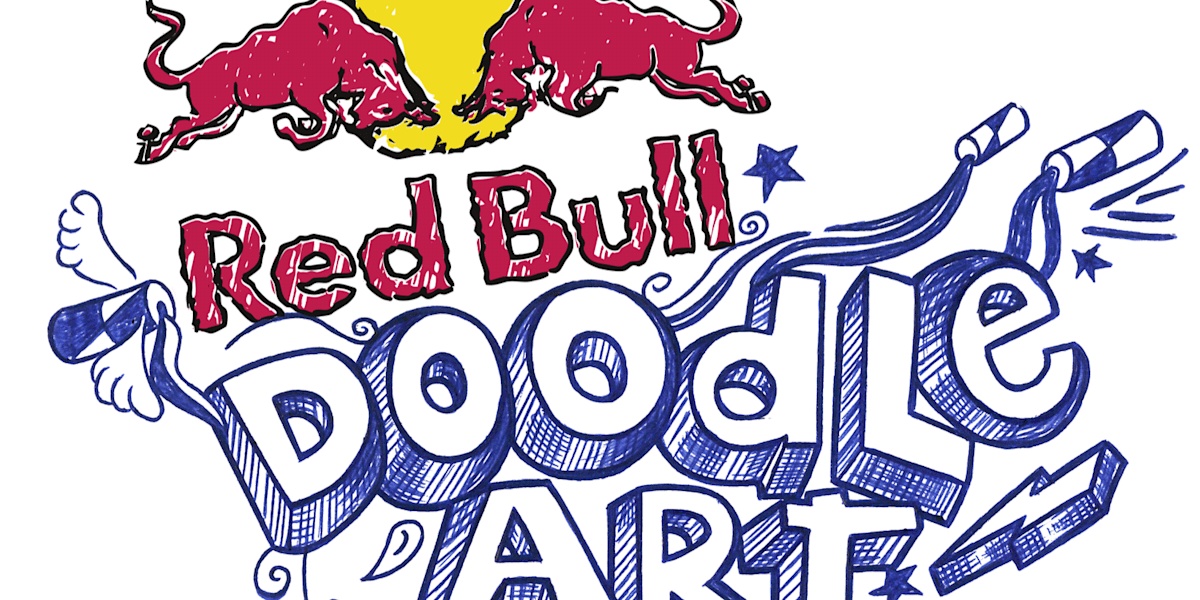 Red Bull Doodle Art