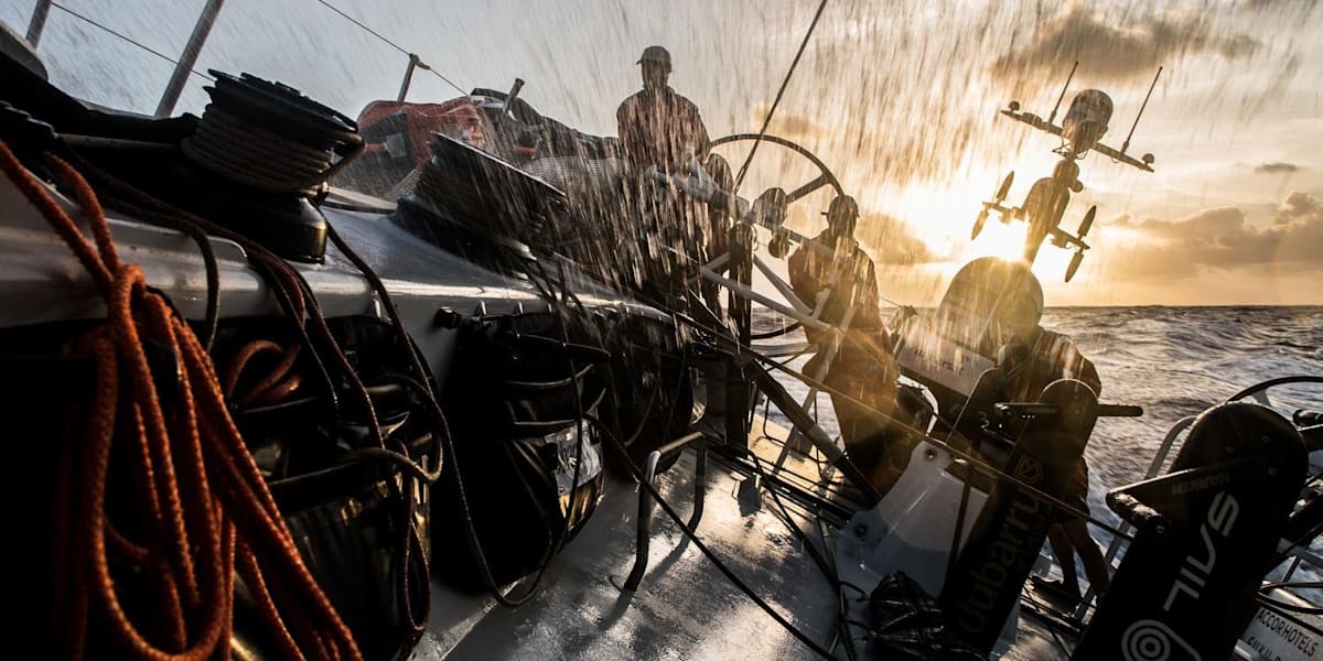 Volvo Ocean Race: See a man overboard rescued ++video++
