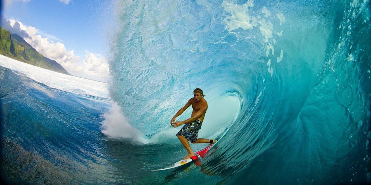 Surfing Red Bull