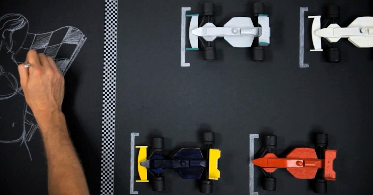 Satirical animation on the F1 Hungarian grand prix