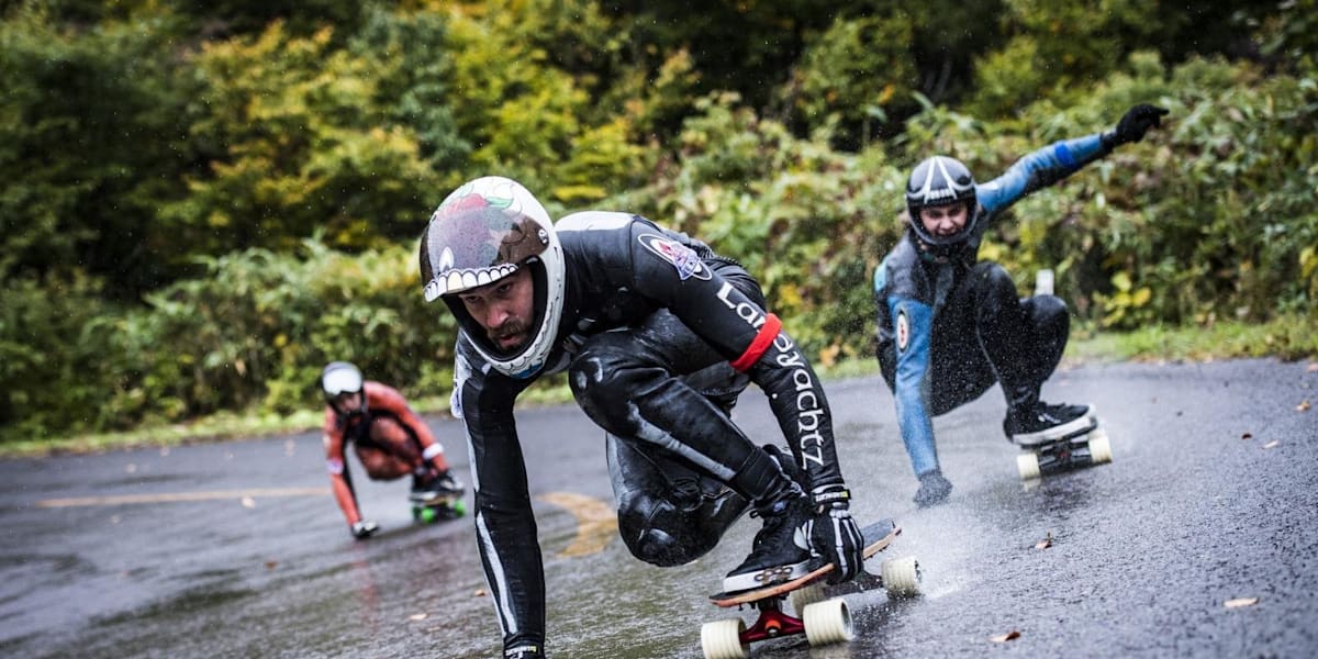 RED BULL SIDE WINDERS】時速100kmで大滑走！？、過酷すぎる