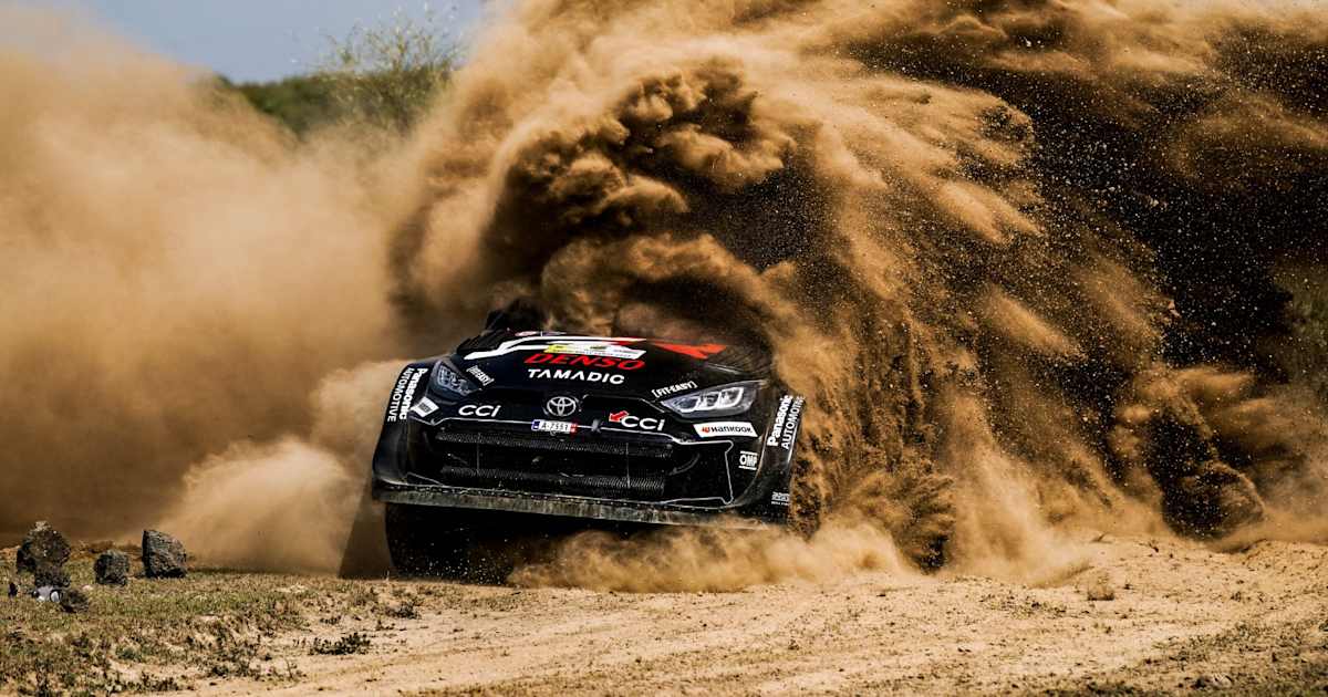 Rovanperä sets the pace in Safari Rally Kenya shakedown