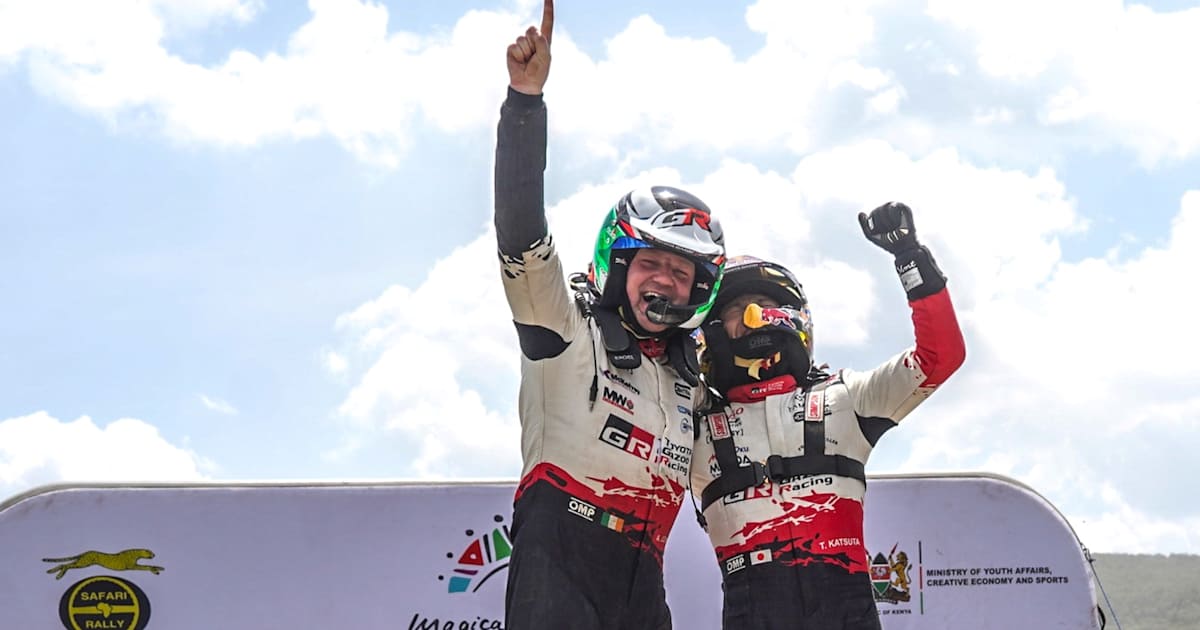 Katsuta makes history with maiden WRC victory at Safari Rally Kenya