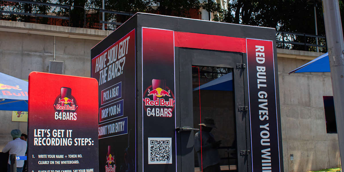 Red Bull 64 Bars Booth