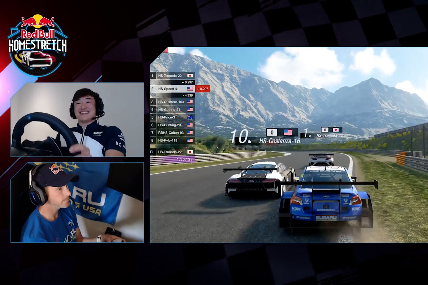 Episode 2 Battles with Yuki Tsunoda, Scott Speed, Seth Quintero, and more