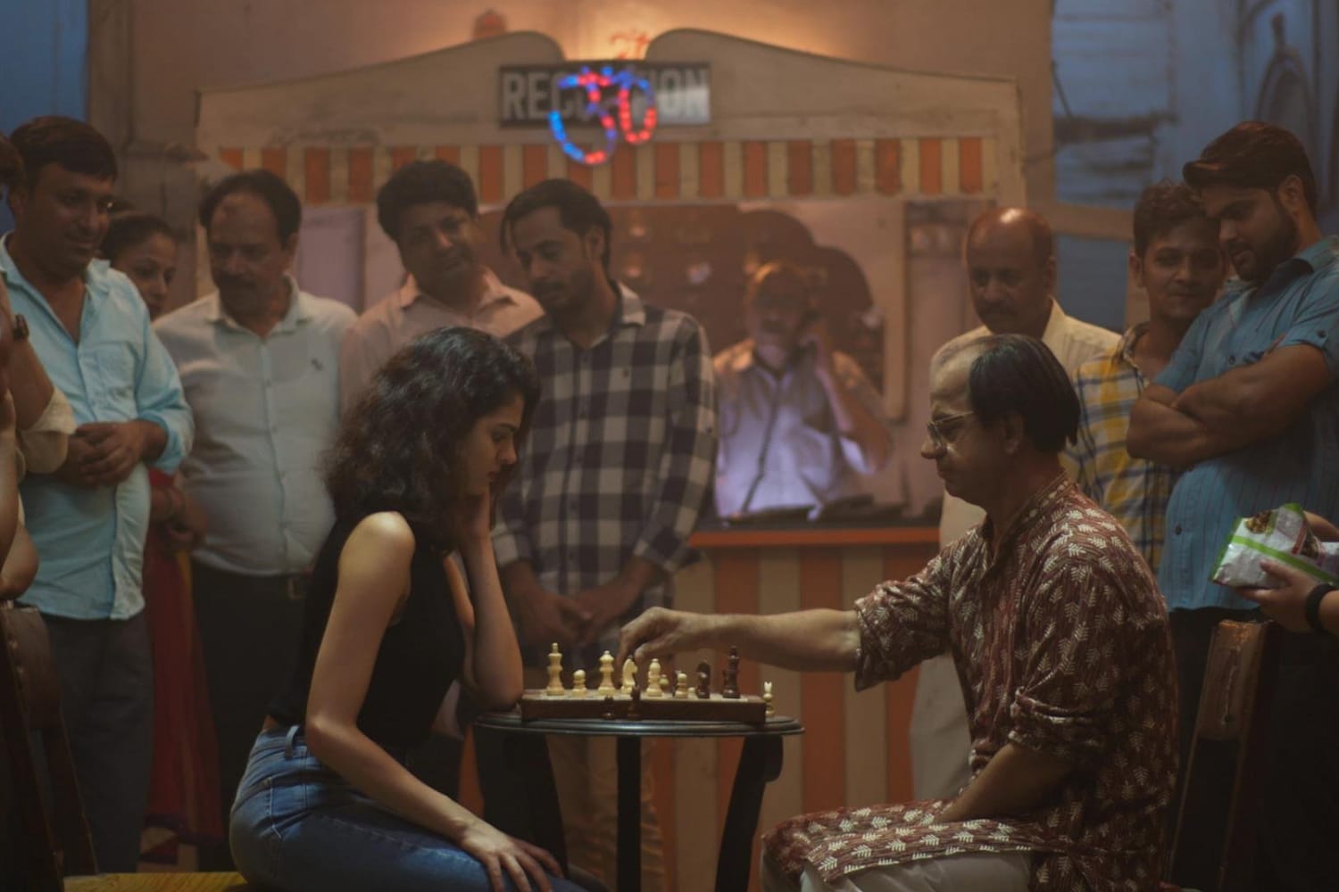 tania sachdev plays chess on the