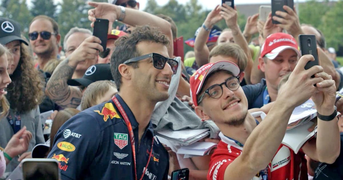 Spannende Daniel Ricciardo Autogramm Fotos