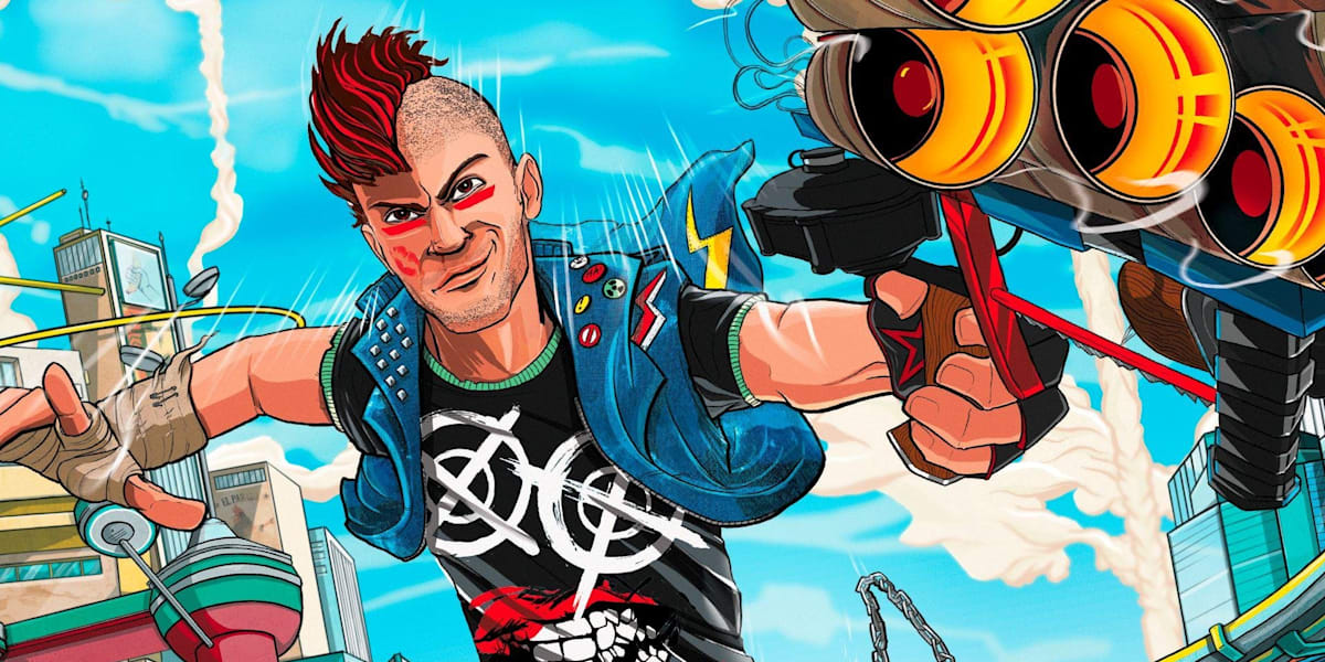 They're shooting a live-action trailer for Sunset Overdrive