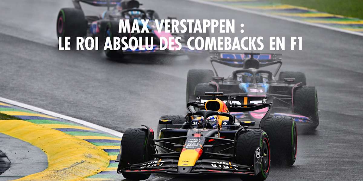 Max Verstappen : le roi des comebacks et des records en F1