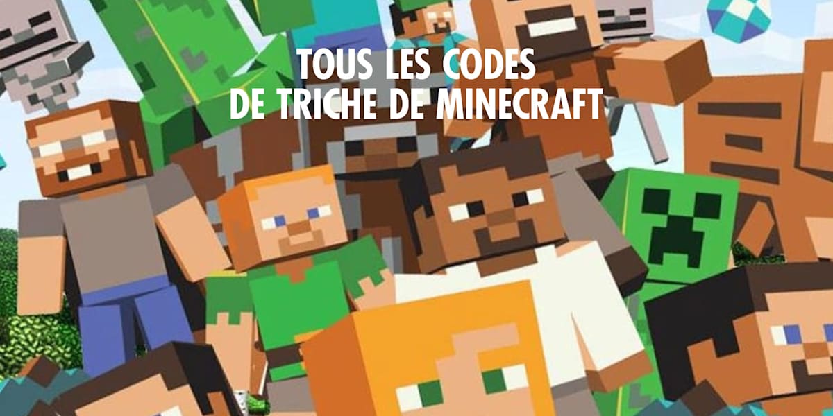 Minecraft tous les codes de triche les plus utiles du jeu