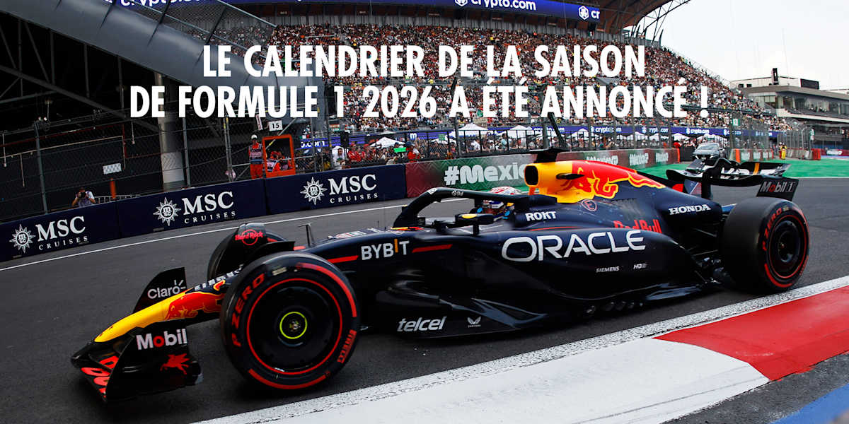 F1 2026 : le calendrier complet des 24 Grands Prix dévoilé