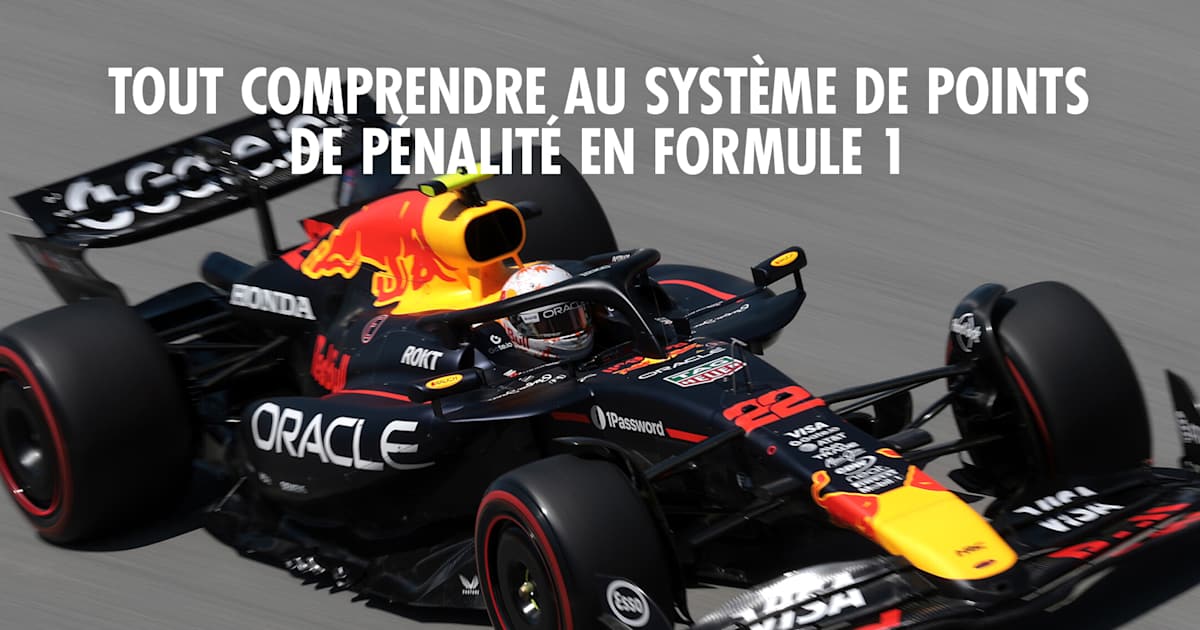 Formule 1 : tout comprendre du système de points de pénalité