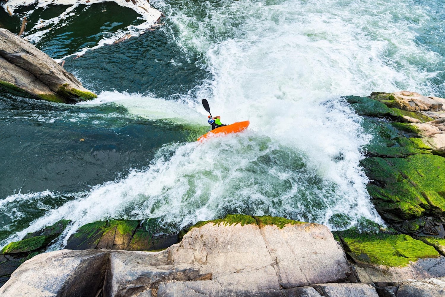 Rafa Ortiz Kayaking on Washington, DC's Potomac River
