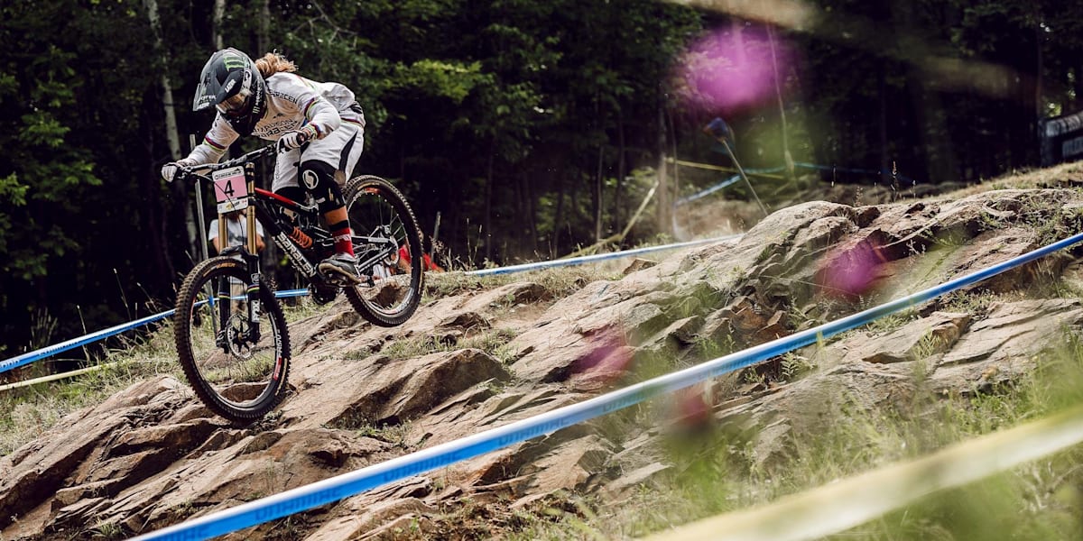 MontSainteAnne UCI DH World Cup 2015 practice video