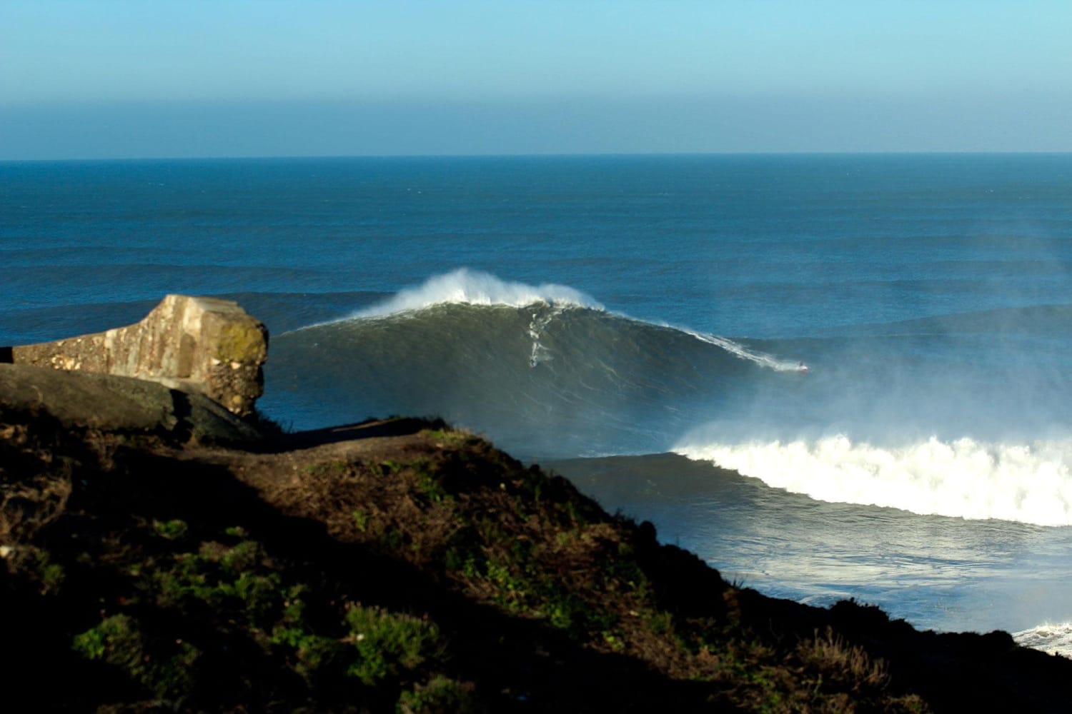 Mick Corbett: Big wave surfing in Nazare, Portugal