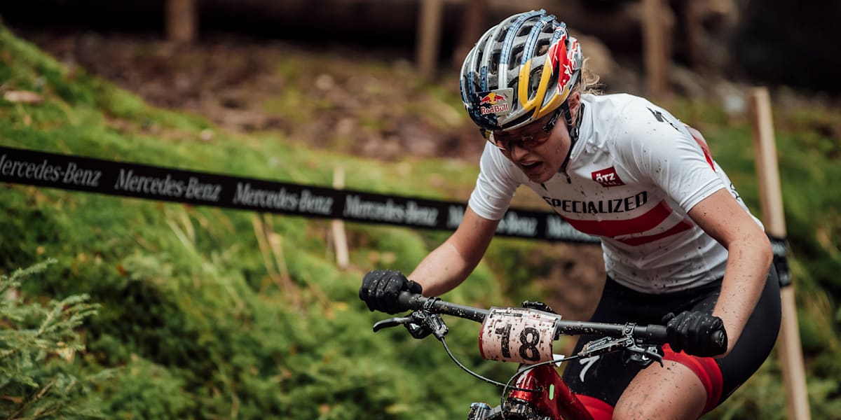 Laura Stigger, 20 ans et rideuse VTT de Coupe du Monde