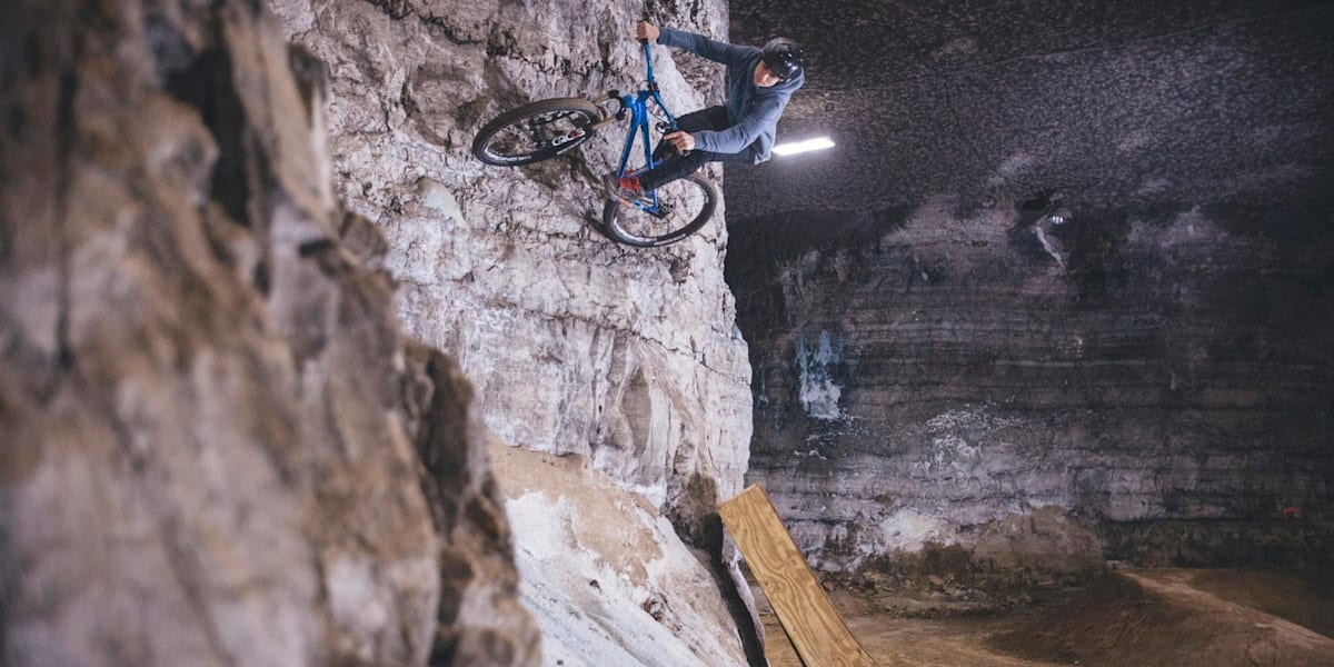 Mega Cavern Underground Bike Park MTB Video