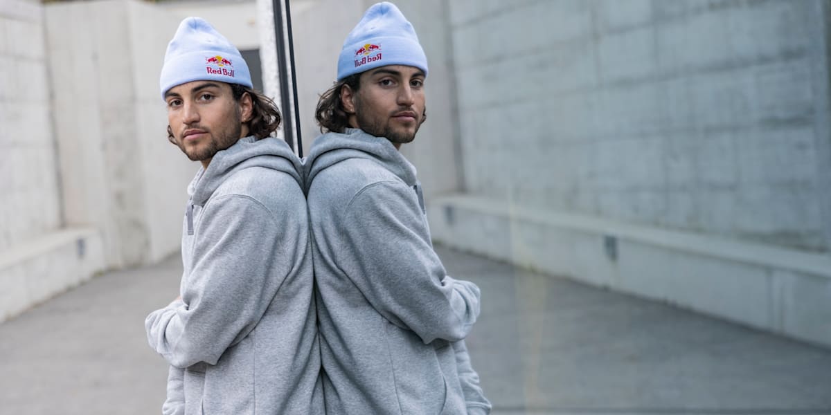 Red bull beanie snowboarding discount