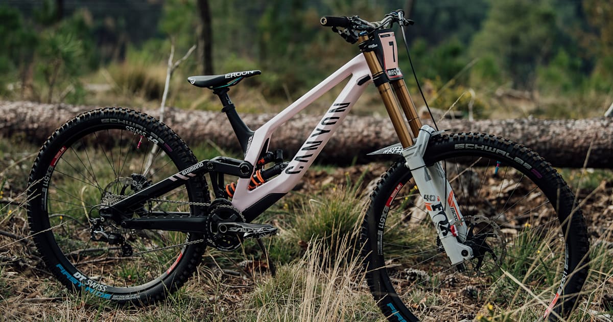 Tahnee Seagrave bike check 2021 Canyon Sender CFR FMD