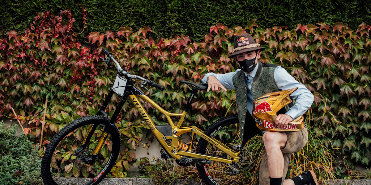 Leogang World Cup riders custom bikes kits helmets