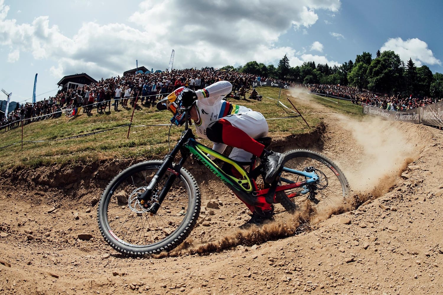 UCI DH World Cup Rd 5 Les Gets Finals report videos