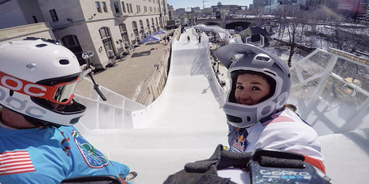 Red Bull Crashed Ice: Crashes in Canada +++POV video+++