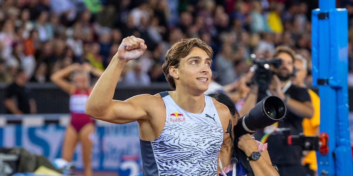 Armand Duplantis the pole vaulting Usain Bolt