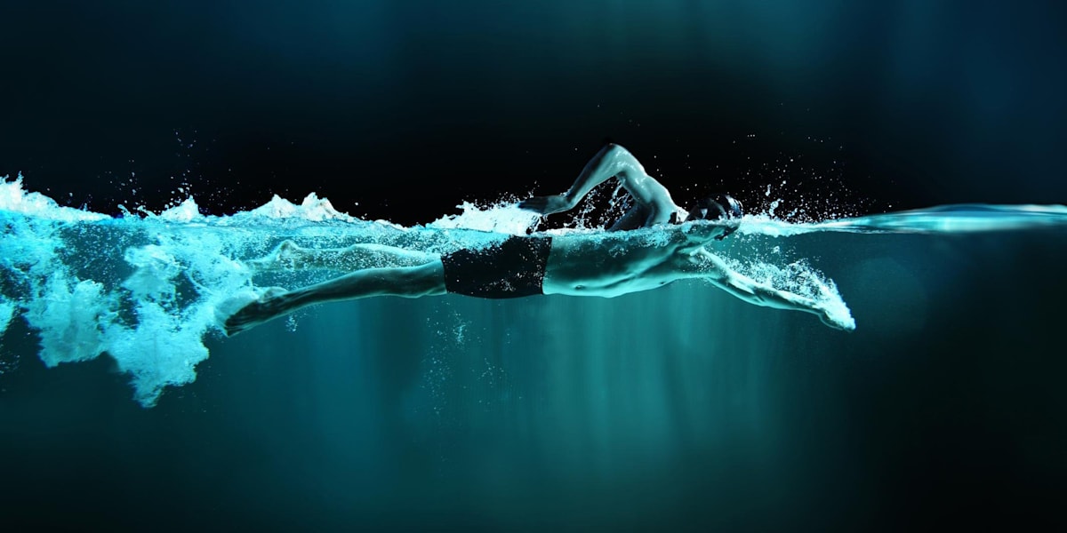 Freestyle swimming hot sale