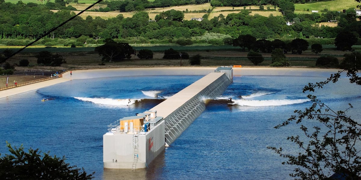 Artificial reefs promote breaking of waves in situations where the surf