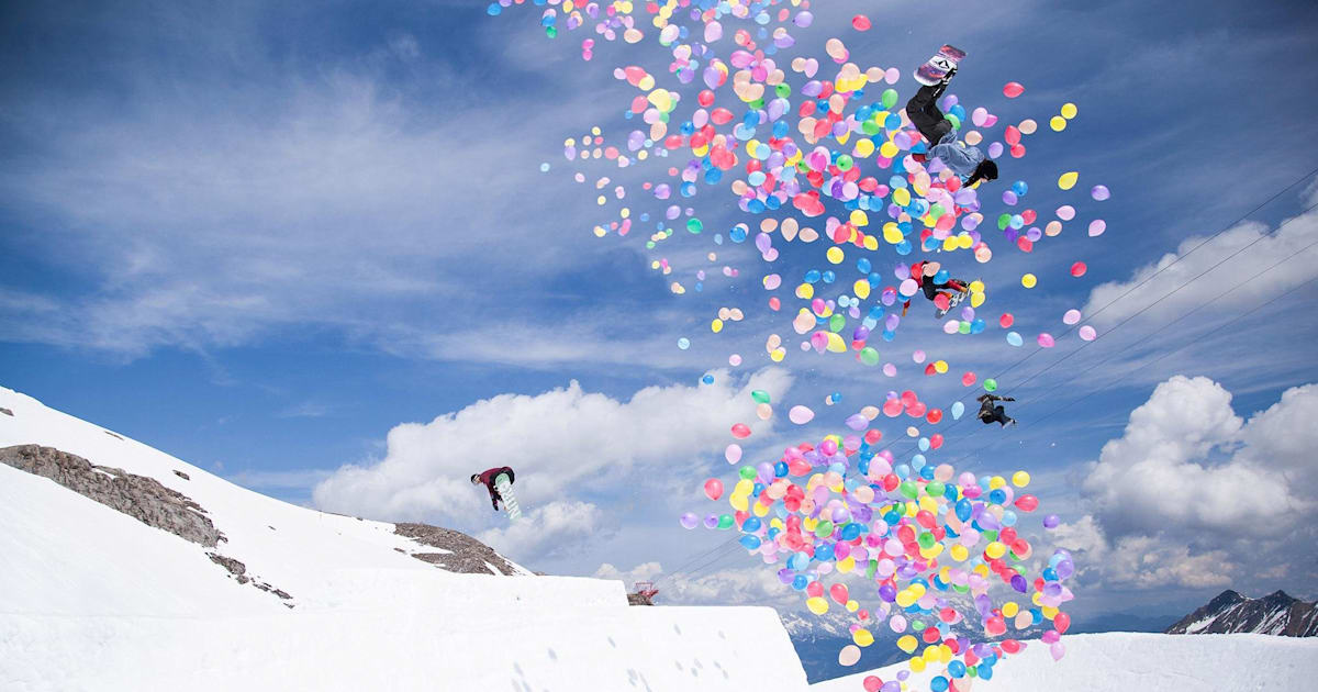 Balloon shooting - action clip