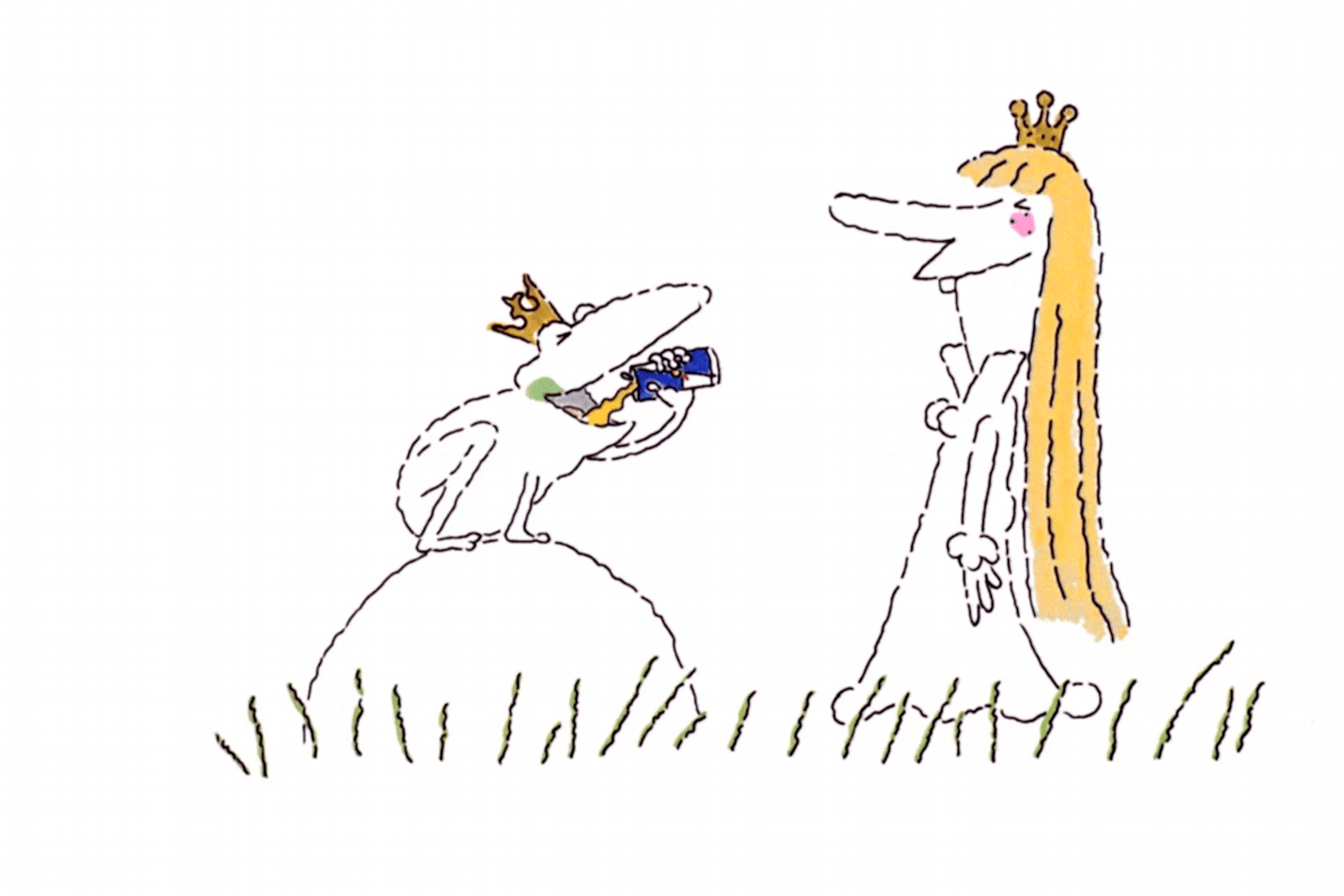 red bull cartoon der froschkonig