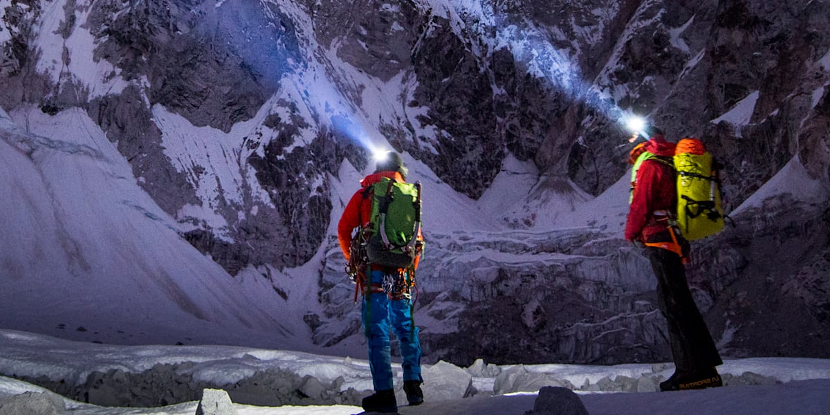 Lunag Ri 2e poging van David Lama en Conrad Anker