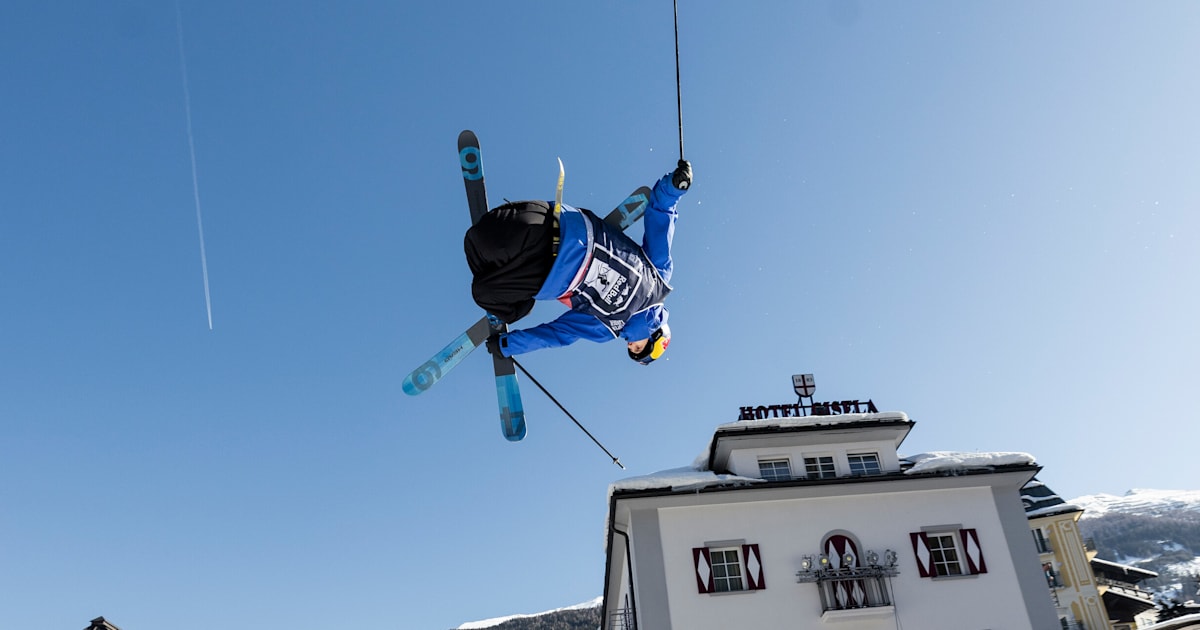 Jesper Tjäder springt von seinem Balkon auf den Red Bull PlayStreets Track