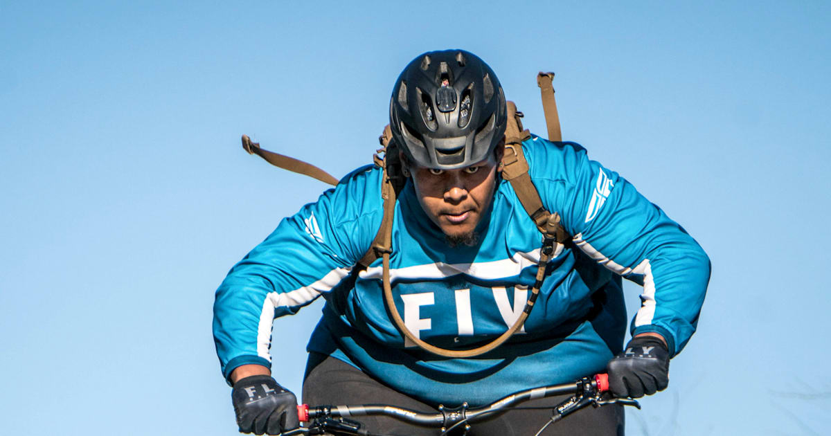 Anthony Lopez lost 300 pounds through mountain biking
