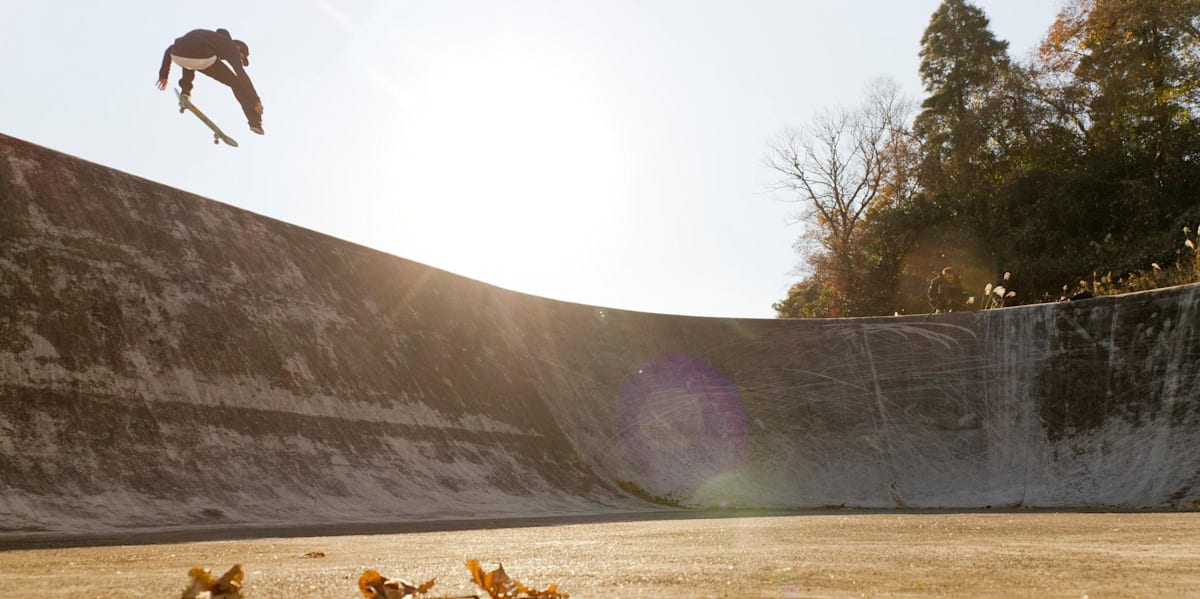 A crew of Volcom riders skate Japan
