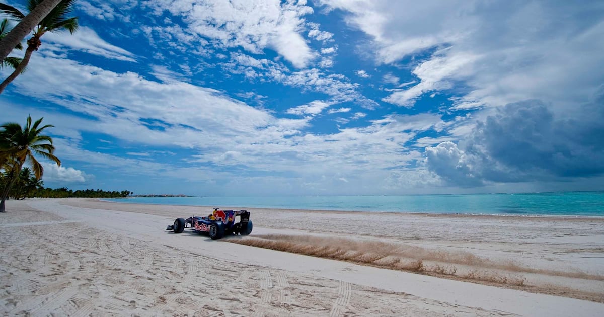 Strange places for F1 cars gallery
