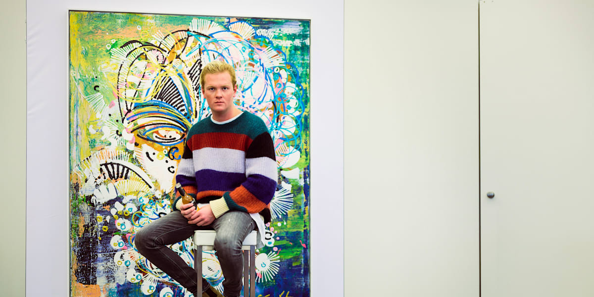 Leon Löwentraut Shootingstar der Künstlerszene