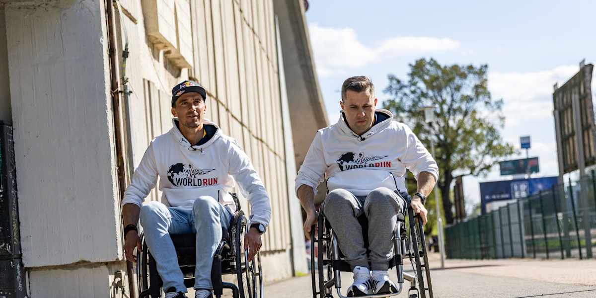 Radko Malenovský a Kubo Grigar pred Wings for Life World Run