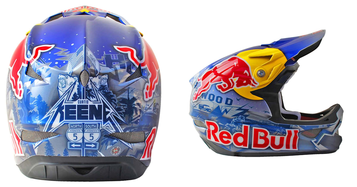 Best bike helmet designs Red Bull helmet styles