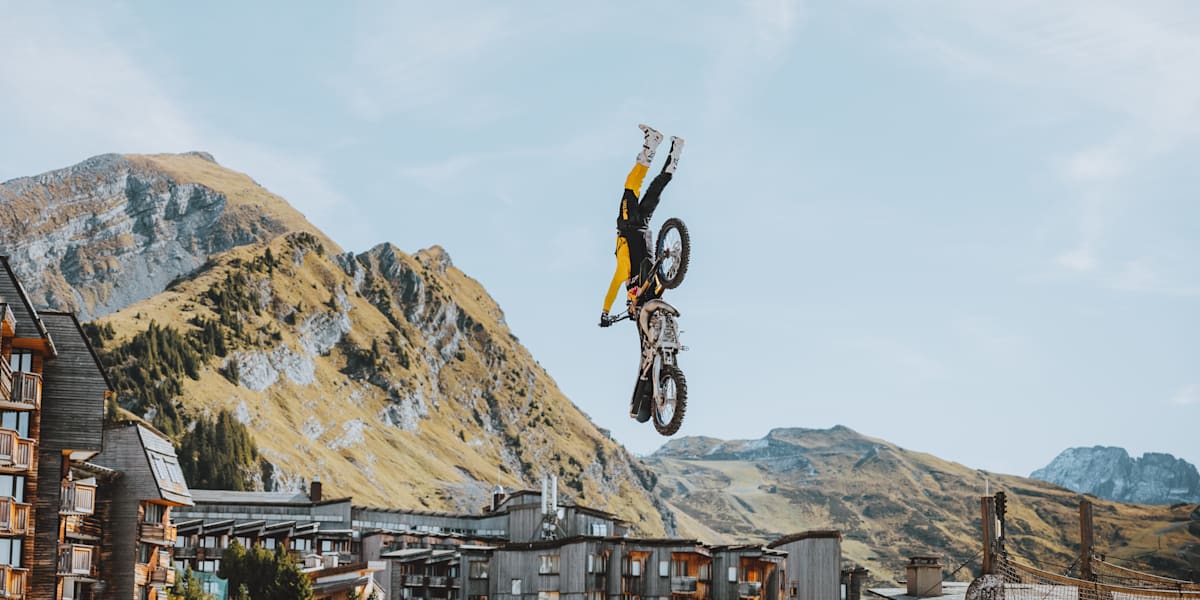 Flight Mode Tom Pag s lands world first FMX BASE jump