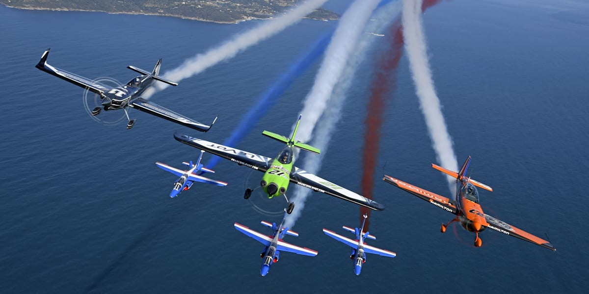 La Patrouille de France au Red Bull Air Race de Cannes