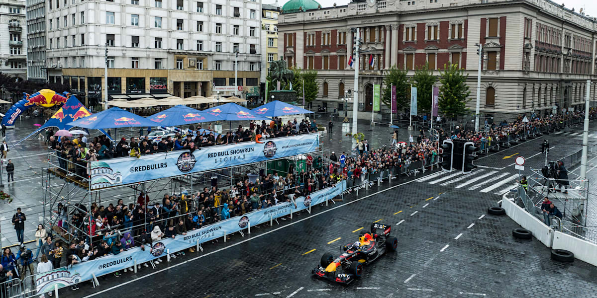 Red Bull Show Run zapalio Srbiju Beogradom se vozila dva bolida Formule 1!