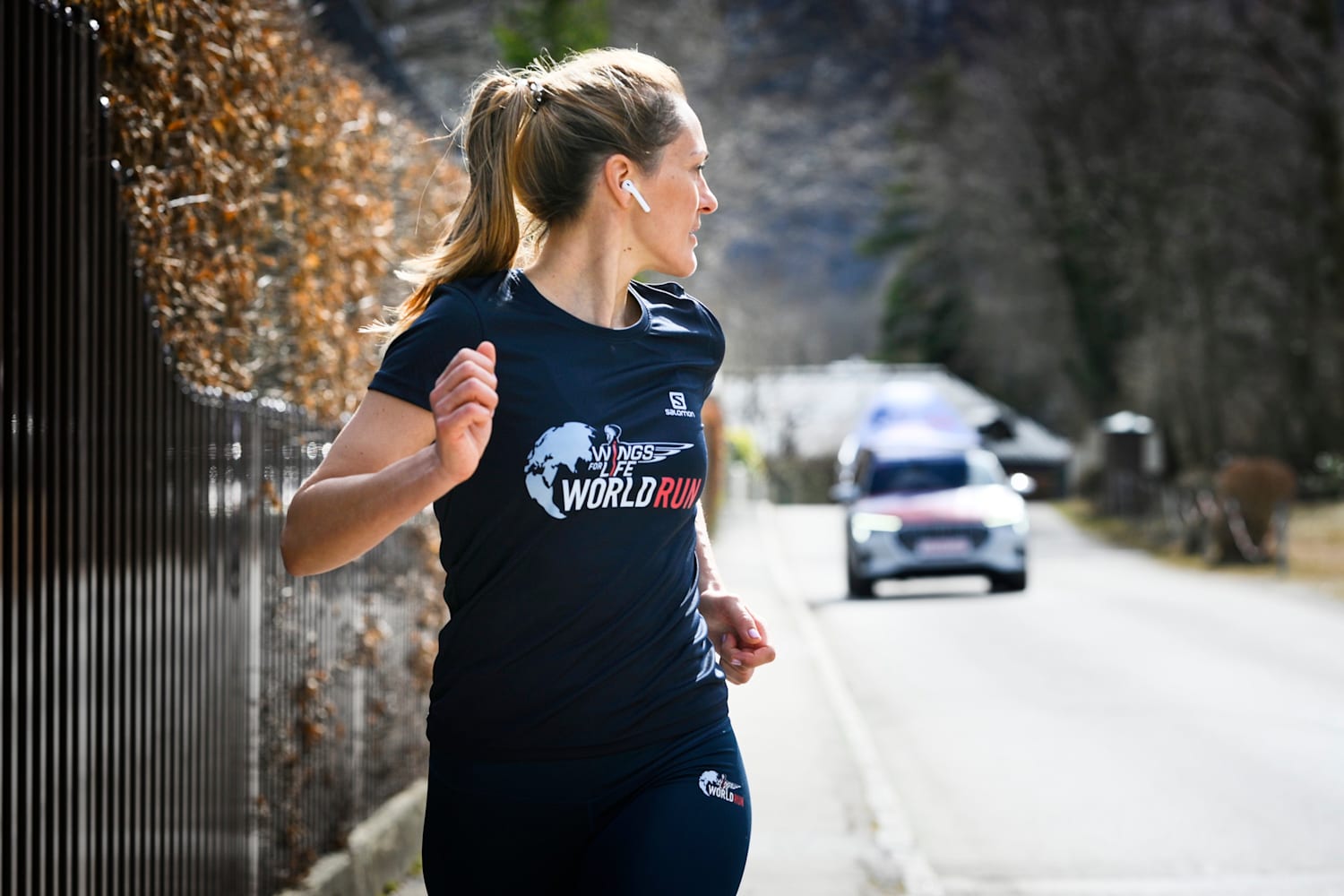 Wings For Life World Run Mit Catcher Car Im Ohr Laufen