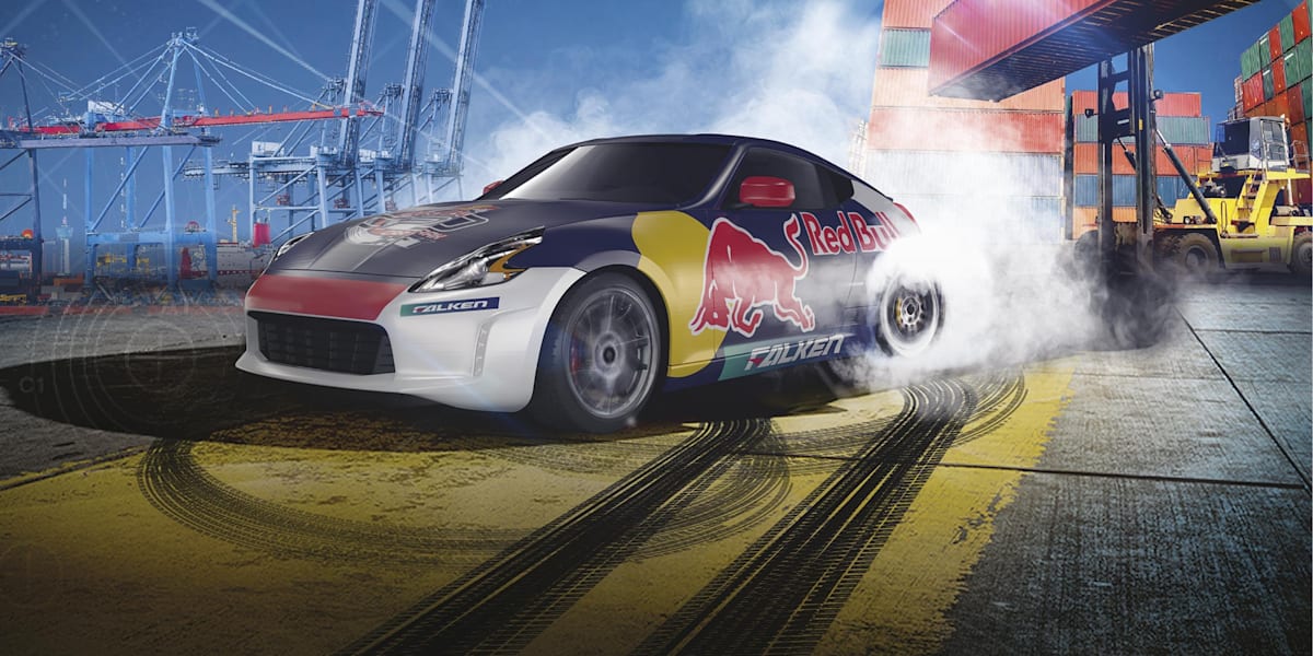 Red bull машина car parking
